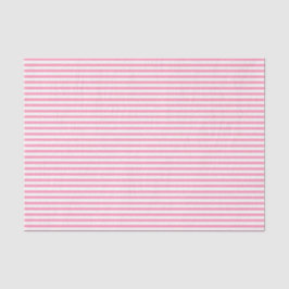 Dünne, rosa und weiße Streifen - Gewebepapier Seidenpapier