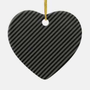 Dünne schwarze und graue Diagonalstreifen Keramikornament