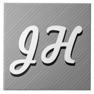 Dünne schwarze und weiße Streifen   Retro-Stilvorl Fliese