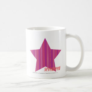 Dünne Streifen Lila 3 Kaffeetasse