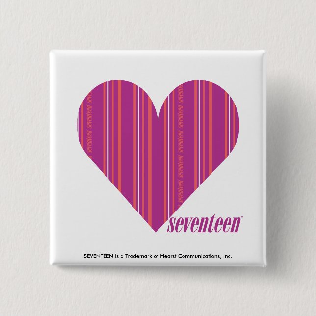 Dünne Streifen lila 4 Button (Vorderseite)