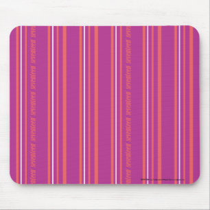 Dünne Streifen lila Mousepad