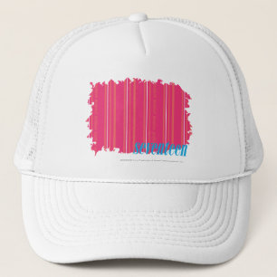 Dünne Streifen-Magenta 2 Truckerkappe