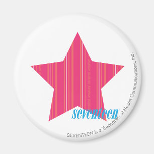 Dünne Streifen-Magenta 3 Magnet