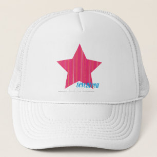 Dünne Streifen-Magenta 3 Truckerkappe