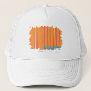 Dünne Streifen-Orange 2 Truckerkappe
