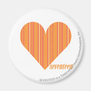 Dünne Streifen Orange 3 Magnet