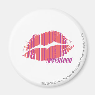 Dünne Streifen rosa Magnet