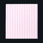 Dünne Streifen - rosa und hellrosa Notizblock<br><div class="desc">Streifen sind wirklich klassisch! Sie sind eines der ewigen Muster, das man für jedes Produkt benutzen kann. Diese rosa und hellrosa Streifen sind nur eine der vielen Optionen, die in meiner Sammlung von Streifen in verschiedenen Farbkombinationen und Streifen Muster zur Verfügung stehen. Wenn Sie gewollt haben, ein gestreiftes Geschenk zu...</div>
