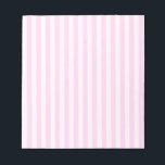 Dünne Streifen - rosa und hellrosa Notizblock<br><div class="desc">Streifen sind wirklich klassisch! Sie sind eines der ewigen Muster, das man für jedes Produkt benutzen kann. Diese rosa und hellrosa Streifen sind nur eine der vielen Optionen, die in meiner Sammlung von Streifen in verschiedenen Farbkombinationen und Streifen Muster zur Verfügung stehen. Wenn Sie gewollt haben, ein gestreiftes Geschenk zu...</div>