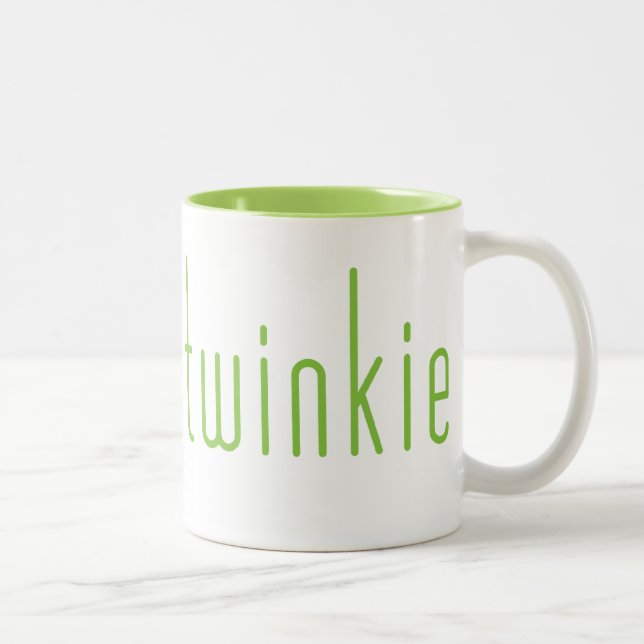 Dünne Twinkie Tasse - Grün (Rechts)