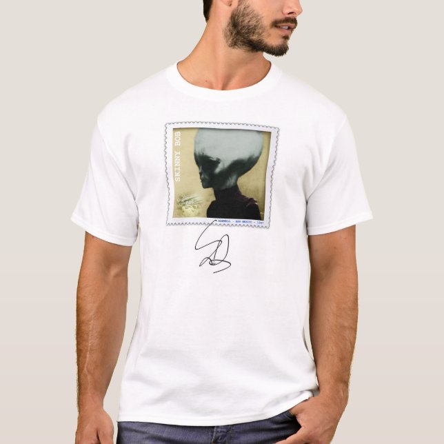 Dünner Bob das alien T-Shirt (Vorderseite)