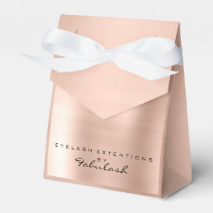 Dünner rosa metallischer einbrennender geschenkschachtel