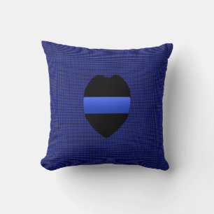 Dünnes Blue Line - austauschbar Kissen