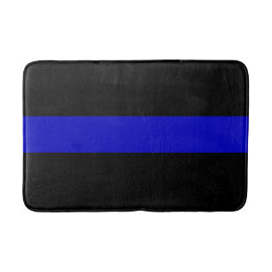 Dünnes Blue Line Badematte