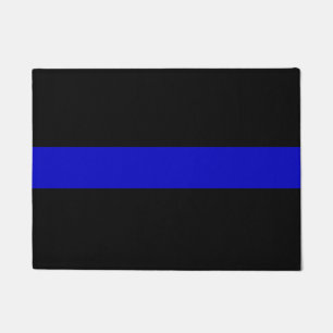 Dünnes Blue Line Fußmatte