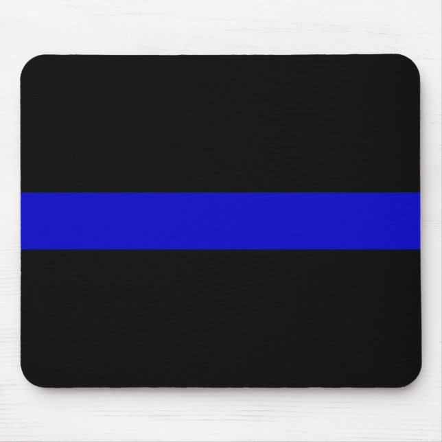Dünnes Blue Line Mousepad (Vorne)