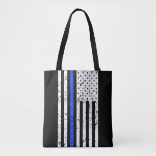 Dünnes Blue Line - Polizeibeamte - Tasche