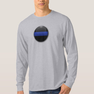 Dünnes Blue Line T-Shirt