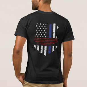 Dünnes Korinther-15:58 Blue Lines 1 T-Shirt