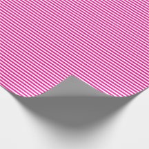 Dünnes Pink-und Weiß-Streifen-Packpapier
