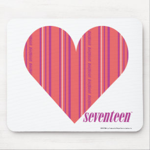 Dünnes Streifen-Rosa 3 Mousepad