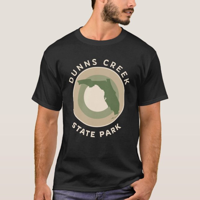 Dunns Creek Staat Park Florida Bullseye FL Souveni T-Shirt (Vorderseite)