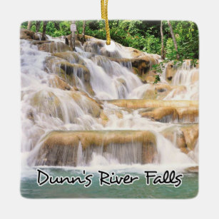 Dunn's River Falls Jamaica schließt Keramikornament