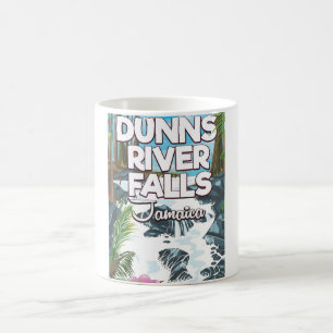 Dunn's River Falls Jamaika Reiseplakat Kaffeetasse