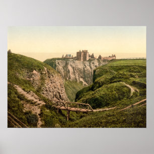 Dunottar Castle, Stonehaven, Schottland Poster