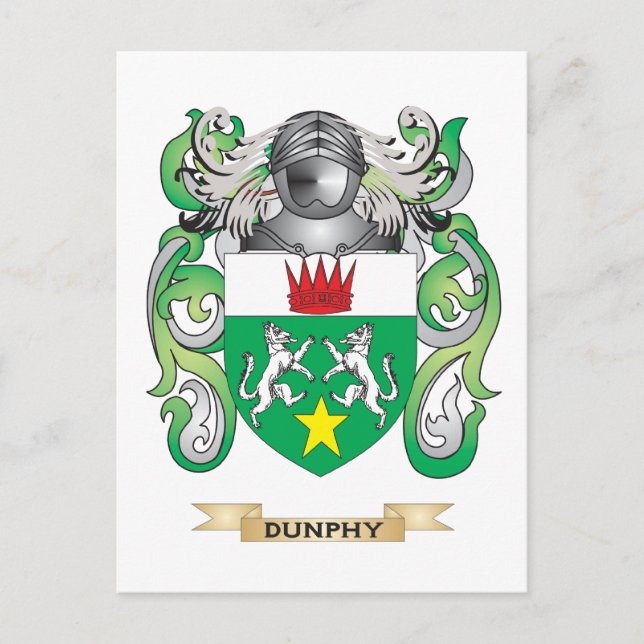 Dunphy Coat of Arms Postkarte (Vorderseite)