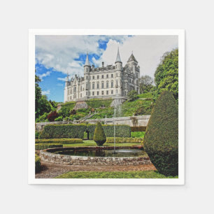 Dunrobin Burgarchitektur Foto Serviette