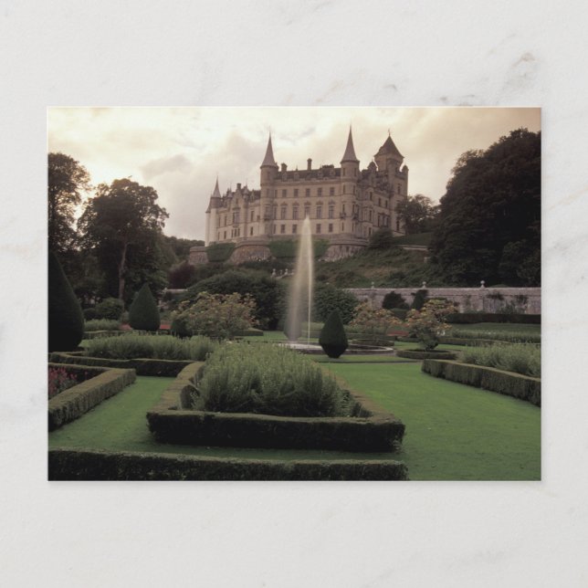 Dunrobin Castle, Schottland Postkarte (Vorderseite)