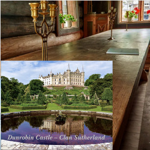 Dunrobin Castle Sutherland Clan Landschaftliche La