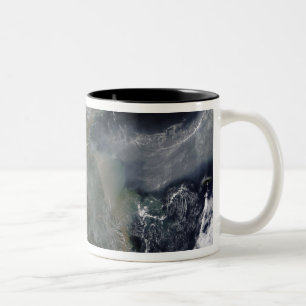 Dunst über der NordChina schlicht Zweifarbige Tasse
