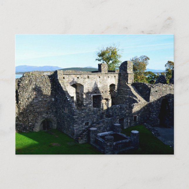 Dunstaffnage Ruins Postkarte (Vorderseite)