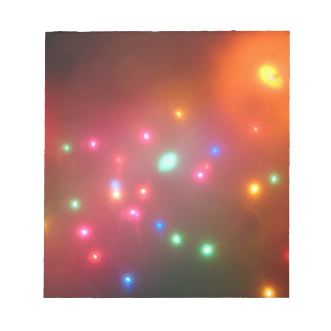 Dunstige Lichter Notizblock (Vorderseite)
