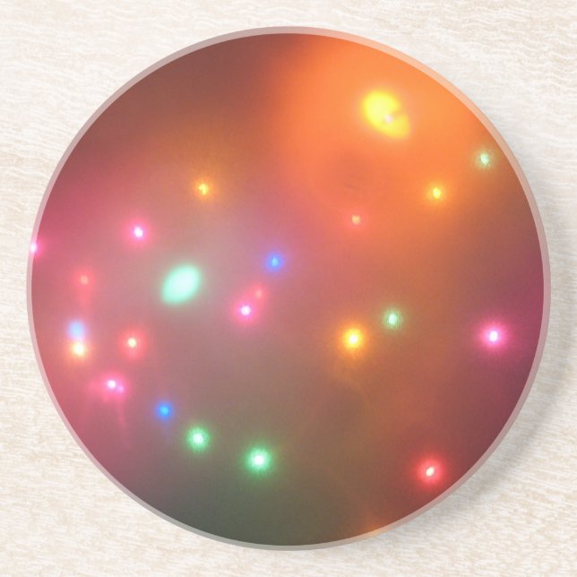 Dunstige Lichter Sandstein Untersetzer (Vorne)