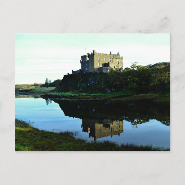 Dunvegan Castle on Skye Postkarte (Vorderseite)