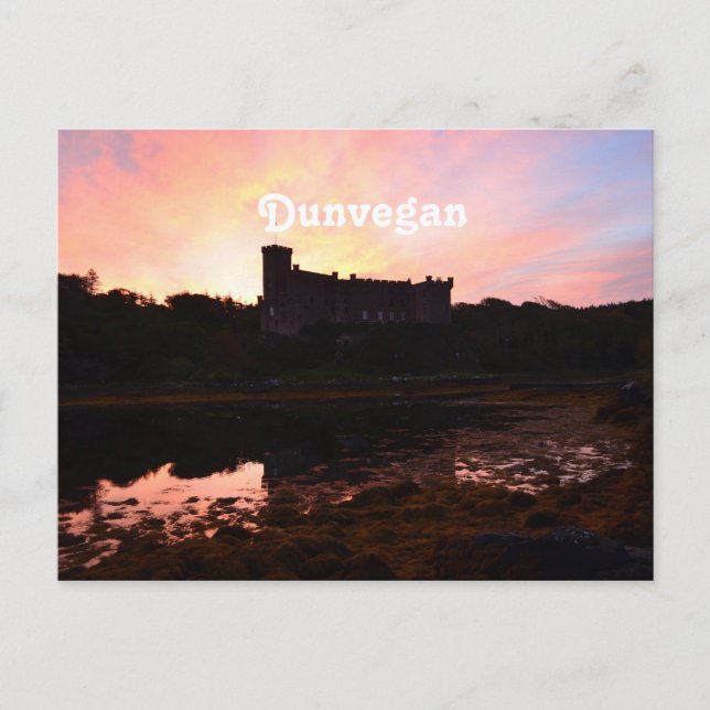 Dunvegan Castle Postkarte (Vorderseite)