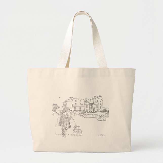 Dunvegan Castle, Schottland Tote Bag Jumbo Stoffbeutel (Vorne)