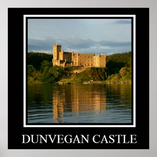 Dunvegan Castle Scotland Poster Art (Vorne)