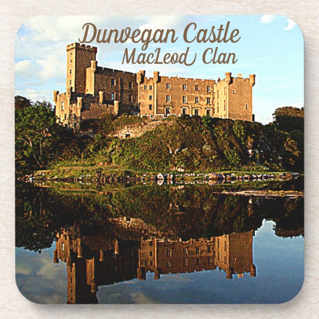 Dunvegan Castle - Scottish MacLeod Clan Untersetzer (Vorderseite)