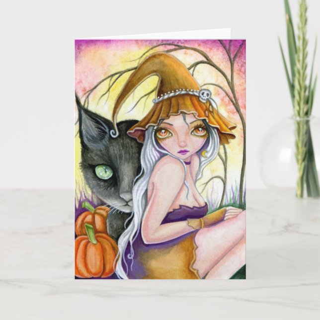 Duo de Halloween - carte vierge (Devant)