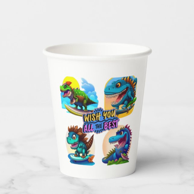 duo dinosaur  pappbecher (Rückseite)