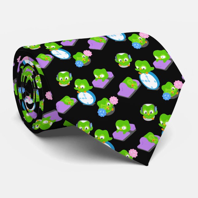 Duo Pattern Crew Socken Krawatte (Gerollt)