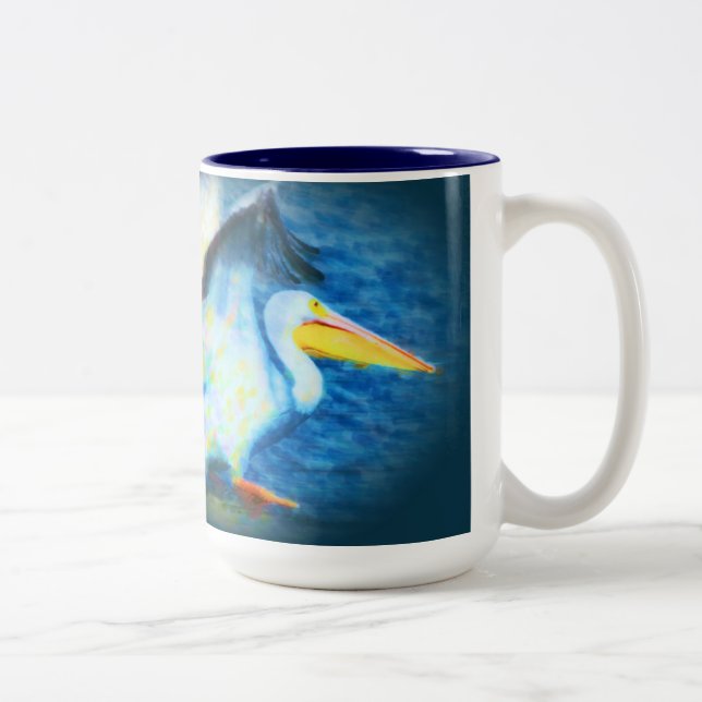 Duo pelicans 19r Tasse (Rechts)