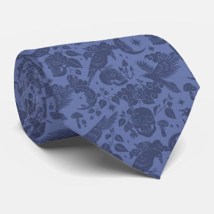 Duo-Tone Halloween Muster - Neck Tie Krawatte