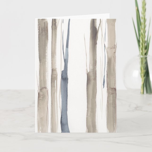 Duo Tone Trees II Karte (Vorderseite)