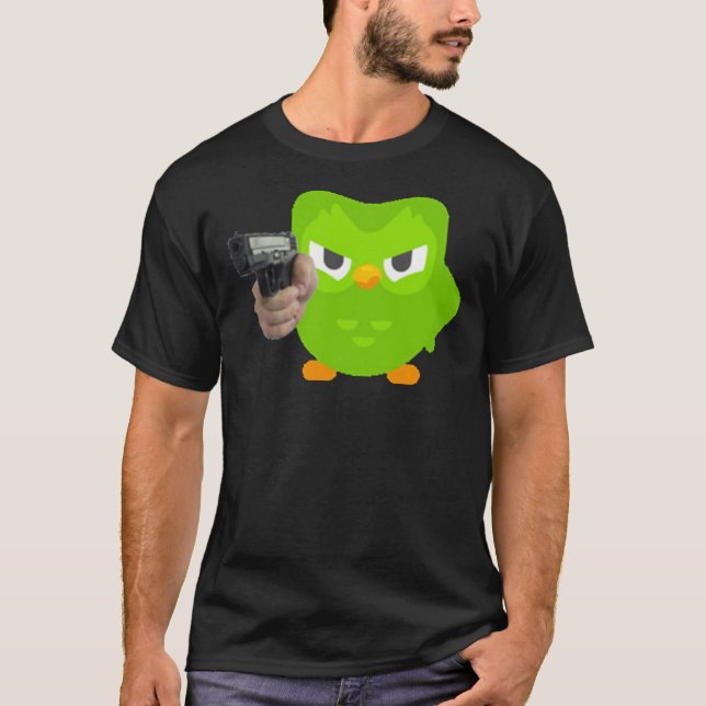 Duolingo ist wütend T-Shirt (Vorderseite)